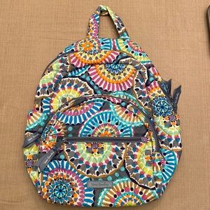Vera Bradley Essential Compact Quilted Backpack “Sunny Medallion” - New w/ Tags